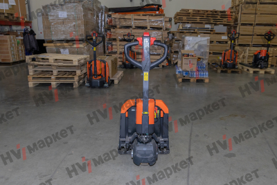 Тележка самоходная PTE15Q2-A 1500 кг, 540/685 * 1150 мм, одинарный ролик, литий-ионный аккумулятор 24 В / 20 Ач, зарядное устройство на 5 А, китайский контроллер, без стабилизаторов HV Market