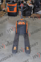 Тележка самоходная PTE15NPro 1500 кг, 540x1150 мм, двойные ролики 80x70, литиевая батарея24V/40Ah, с зарядным устройством  12A, контроллер Curtis HV Market