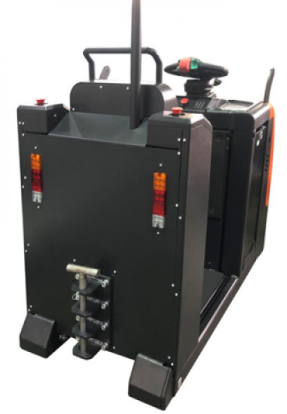 Самоходный Тягач для склада/производства T50N (Литий 300 Ач, EPS, Battery side extraction, Rubber drive tire, Pin Code, Safety light (Blue ray), Beacon)