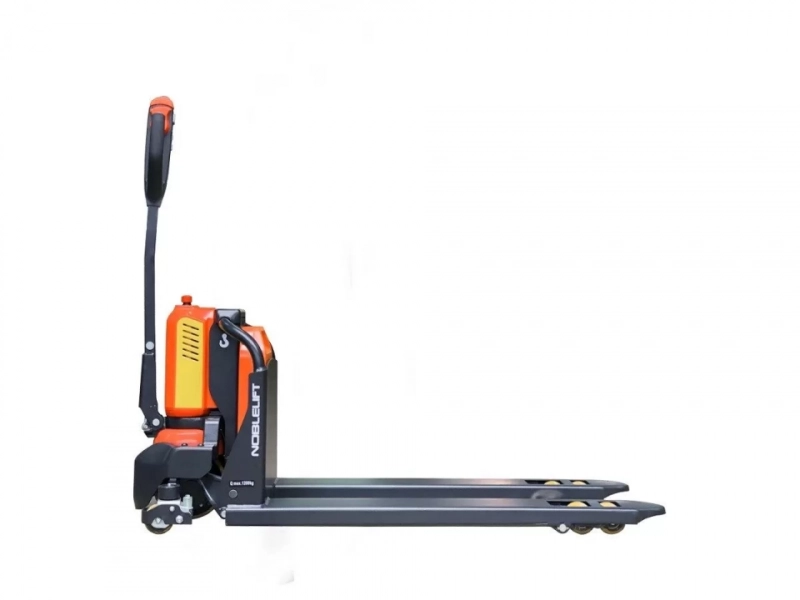Тележка самоходная PTE15N 1500 кг, 540x1150 мм, двойные ролики 80x70, литиевая батарея 36Ah, с зарядным устройством 12A, контроллер Curtis