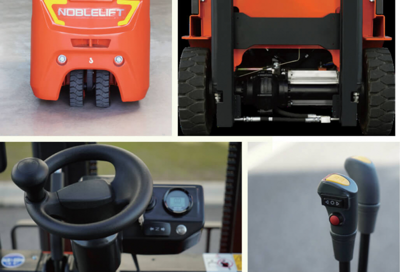 Погрузчик электрический трехопорный NOBLELIFT FE3R12Q TX FFL 5000mm, 210A. (2023г.)