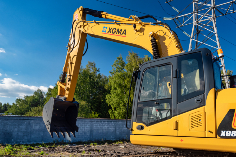Гусеничный экскаватор XG822EL (Габарит, гидролиния для гидромолота, БРС) HV Market