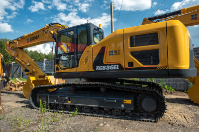 Гусеничный экскаватор XG836EL (1) (Гидролиния для гидромолота, ковш 1,7m³, электрический топливный насос) HV Market