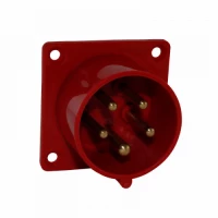 Разъем 380В, 5pin, пластик, для люльки ZLP (щитовая часть), папа HV Market