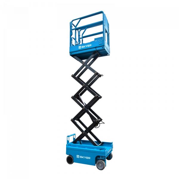 Самоходный ножничный подъемник SKYER PL0624 с выдвижной платформой (узкая база) HV Market