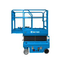 Самоходный ножничный подъемник SKYER PL0624 с выдвижной платформой (узкая база) HV Market