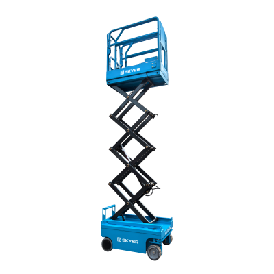 Самоходный ножничный подъемник SKYER PL0724 с выдвижной платформой (узкая база) HV Market