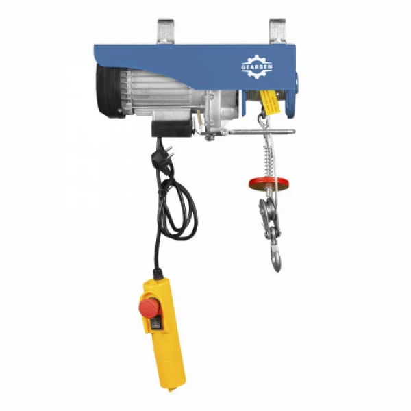 Таль электрическая мини стационарная GEARSEN PA 220В, 500/1000кг, 12/6м
