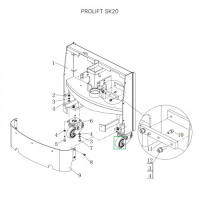 Опорное колесо для тележек SK20 HV Market