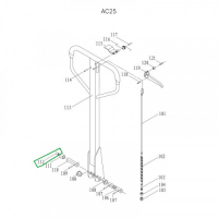 Втулка ролика ручки для гидравлических тележек DF25 HV Market