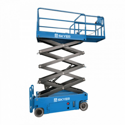 Самоходный ножничный подъемник с выдвижной платформой SKYER PLH1023 (узкий) HV Market
