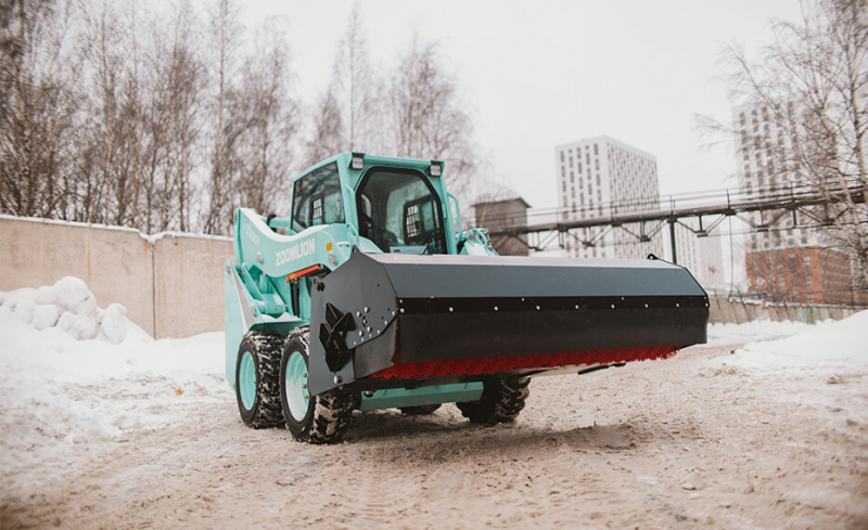 Щетка дорожная коммунальная Impulse SP1850B с бункером HV Market