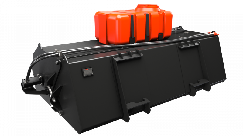 Щетка дорожная коммунальная Impulse SP1850BS с бункером и системой орошения HV Market