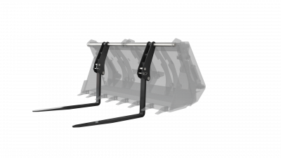 Вилы откидные паллетные Impulse PF2000 на ковш John Deere 325J/315SK/325SK