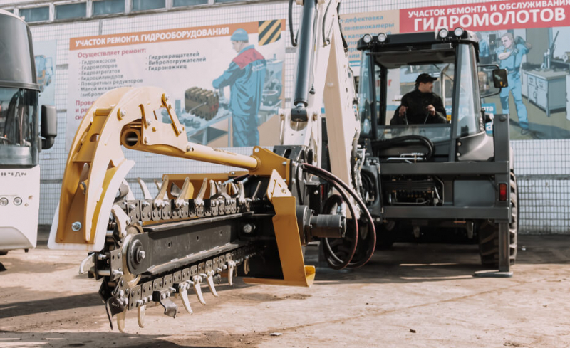 Траншеекопатель Delta TR1500 для грунта