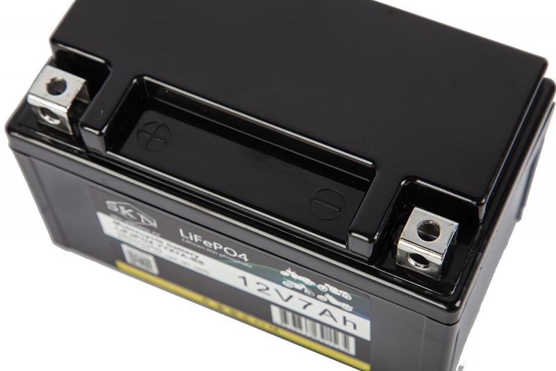 Аккумулятор для мототехники SKN LiFePO4 YTX7A-BS (12V/7Ah/105A) [UTX7A-BS, CT 1207, MT 1207] HV Market