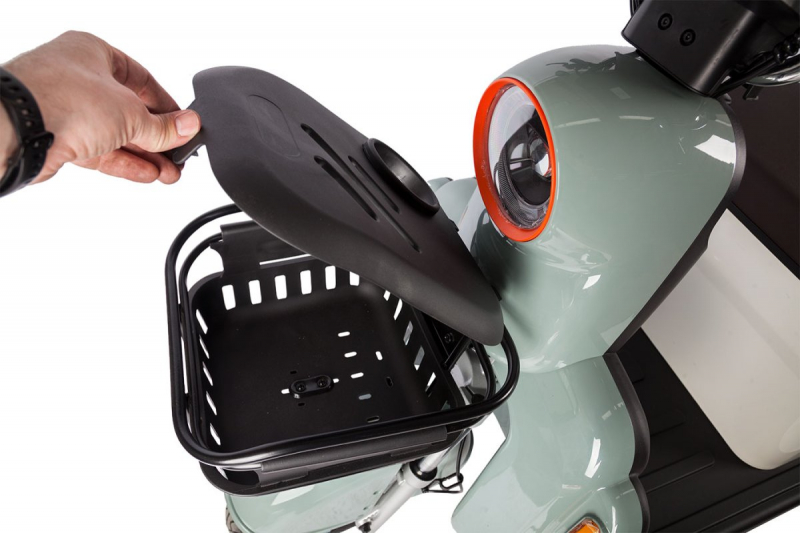 Электротрицикл Rutrike Gelbert Beta 48V/60V 800Вт Серебристо-белый