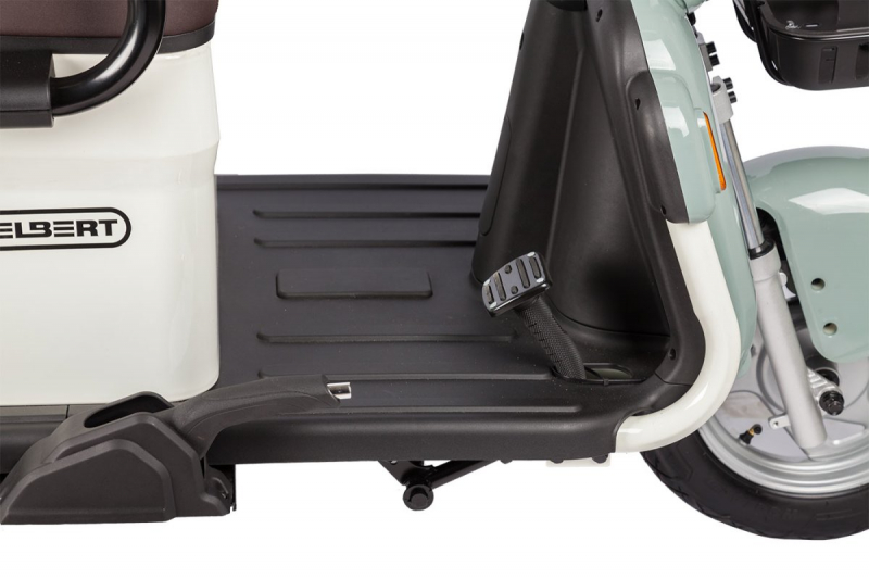 Электротрицикл Rutrike Gelbert Beta 48V/60V 800Вт Серебристо-белый