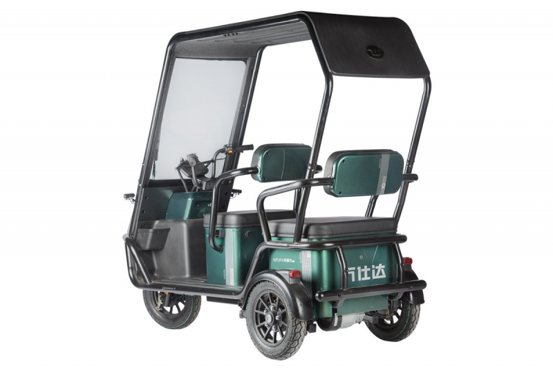 Электротрицикл Wanshida NIPLA 500 60V 1000Вт Черно-белый HV Market