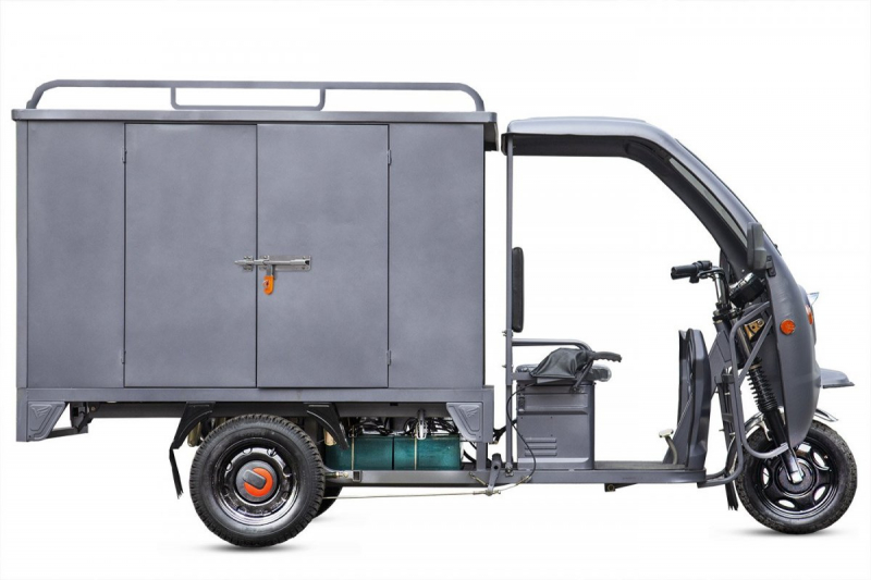 Грузовой электротрицикл Rutrike КАРГО 1800 60V1000W Черный матовый HV Market