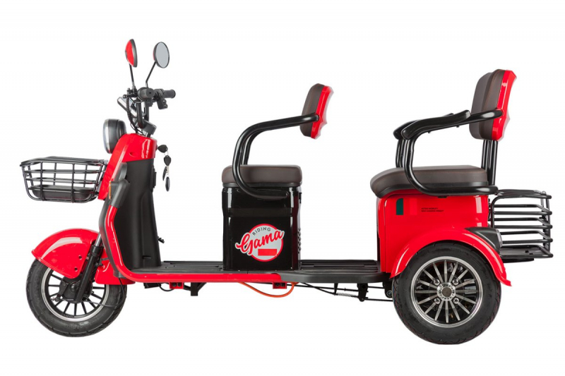 Электротрицикл Rutrike Gelbert Kappa 48V/60V 650Вт Синий