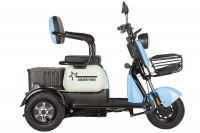 Электротрицикл Rutrike Gelbert Vega 48V/60V 600Вт Голубой HV Market