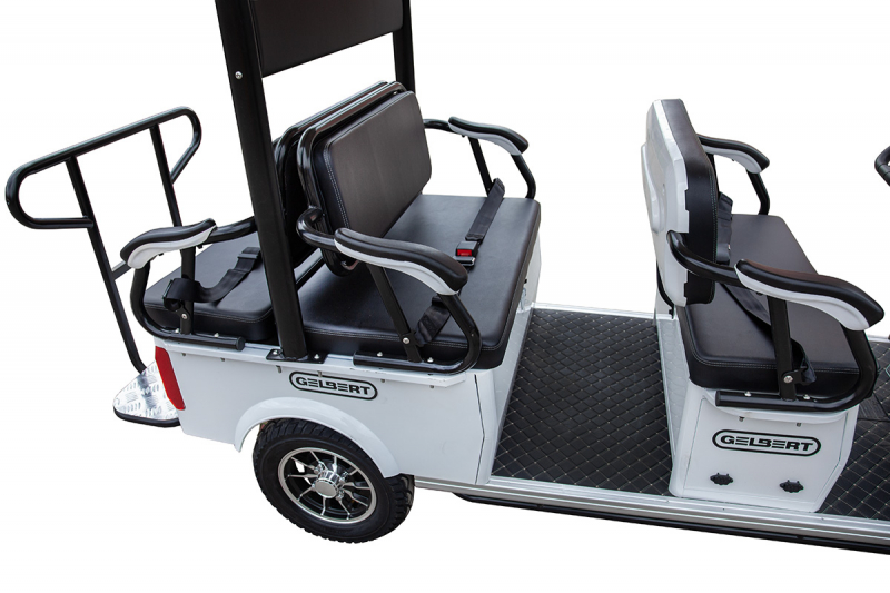 Гольф-кар мини Gelbert Fact 60V 1200Вт Белый HV Market