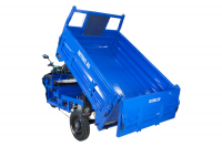 Грузовой электрический трицикл Rutrike D5 1700 гидравлика (60V1200W) темно-синий матовый HV Market