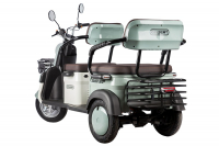 Электротрицикл Rutrike Gelbert Beta 48V/60V 800Вт Сине-белый HV Market