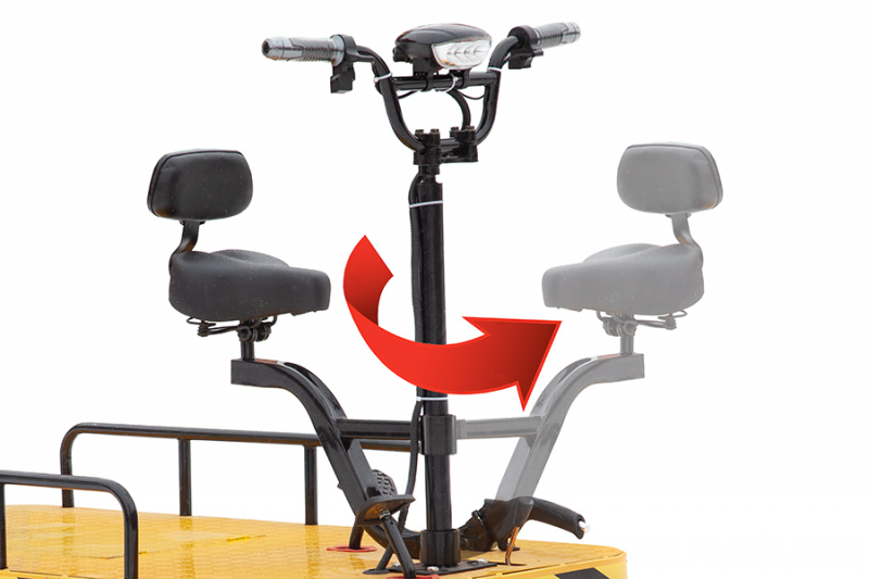 Платформенная тележка электрическая RuTrike СКЛАД 1500 HV Market