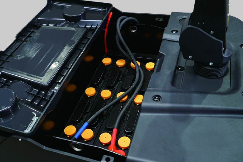 Самоходный штабелер PS12CB-C Simplex mast (EPS, Platform and Guard Rail, В-1600)