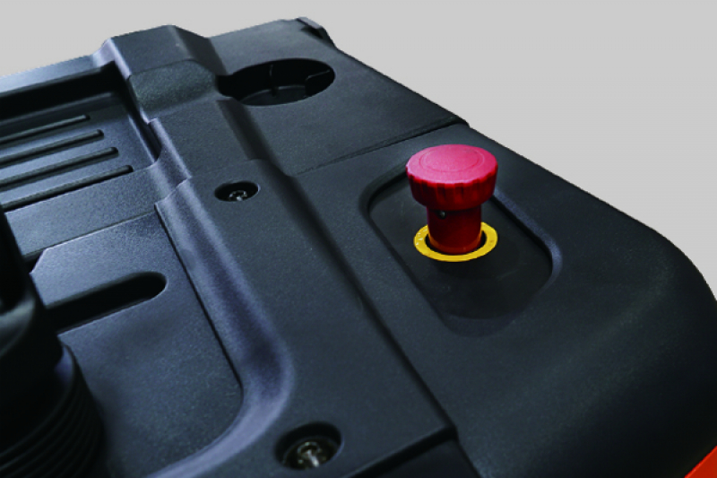 Самоходный штабелер PS12CB-C Simplex mast (Литий 200Ач, EPS, Platform and Guard Rail, В-1600)