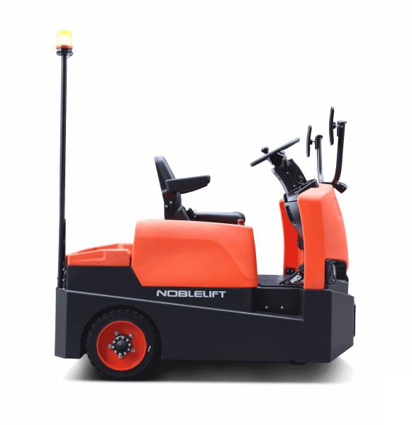 Самоходный Тягач для склада/производства T30Q (blue light and rearview mirror, walkie mode button, optional Controller Curtis F4A and display, Seat armrest)