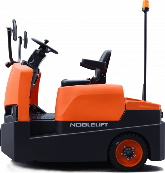 Самоходный Тягач для склада/производства T30Q (blue light and rearview mirror, walkie mode button, optional Controller Curtis F4A and display, Seat armrest)