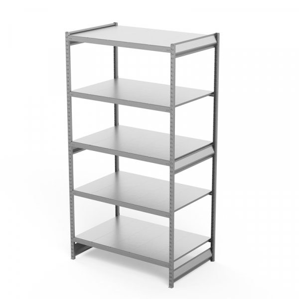 Стеллаж грузовой СГ Ультра (2000х1200х1000) 5 ярусов, цинк