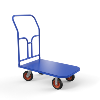 Тележка платформенная ТПТ (г/п 500 кг, 900x600 мм, колеса литая протекторная резина 200 мм) HV Market