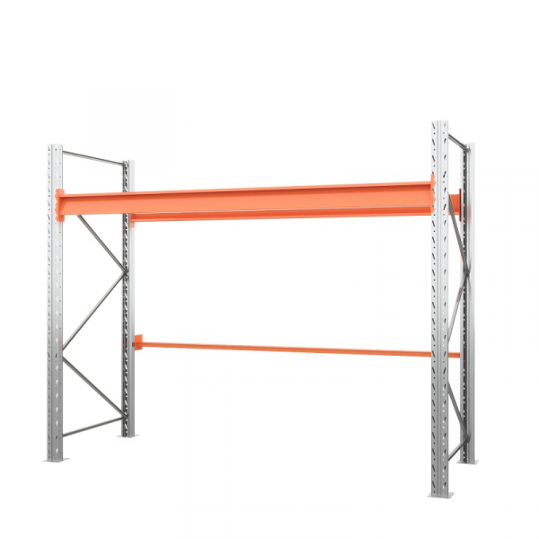 Стеллаж металлический паллетный 2000х2700х1100 мм (70.1.5). Ярусы: пол+1