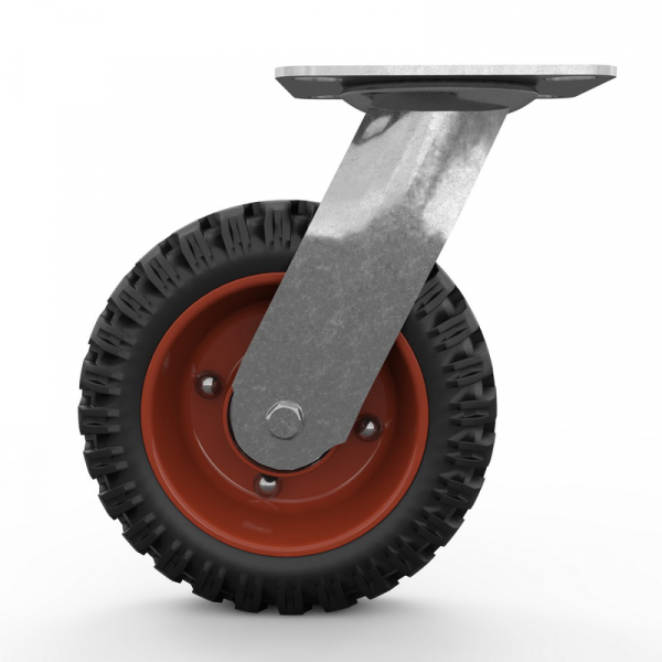 Колесо б/г ЛРП ( поворотное, 200х58 мм, 630200) 29200 R