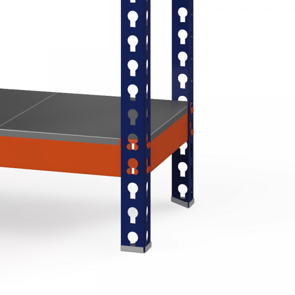 Стеллаж металлический Профи-Т 2500x1845x655 мм. Ярусы: оцинк. мет. усил. 5 шт. HV Market