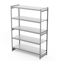 Стеллаж грузовой СГ Ультра (2000х1800х500) 5 ярусов, цинк HV Market