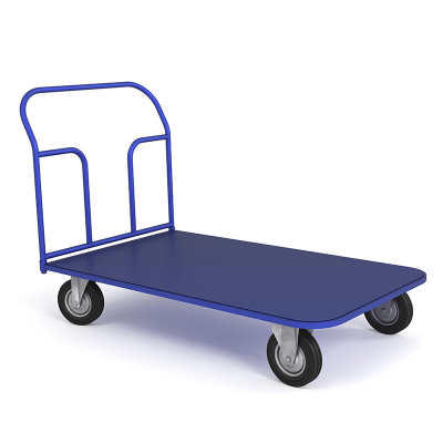 Тележка платформенная ТП 7 (г/п 550 кг, 1400x800 мм, колеса литая протекторная резина 160 мм) HV Market