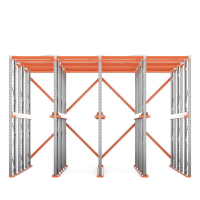 Стеллаж набивной паллетный (4000х6020х4000 мм), 4 линии, 2 яруса HV Market
