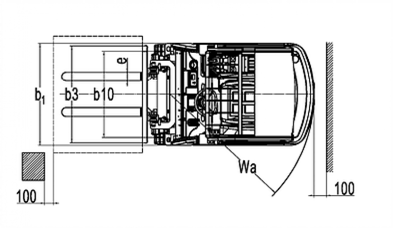 Электрический вилочный погрузчик FE3D18N Duplex mast (Литий 554Ач, FFL, В-4000мм)