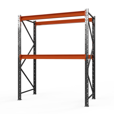 Стеллаж металлический ОПТИМА, 2000х1250х785 мм. Полки: 2 шт. без настила