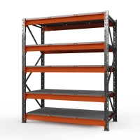 Стеллаж металлический ОПТИМА, 3500х2500х785 мм. Полки: 5 шт. метал. HV Market