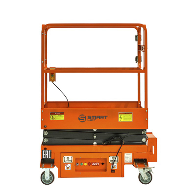 Подъемник ножничный несамоходный SJY-0.3-3.9 (220В; 300 кг; 3,9 м) SMARTLIFT HV Market