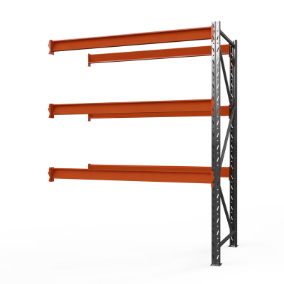 Секция приставная стеллажа металлического ОПТИМА, 3000х1530х785 мм. Полки: 3 шт. без настила