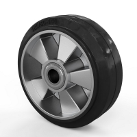Колесо для гидравлической тележки, 180x50 мм, алюминий/резина (с подшипниками) HV Market