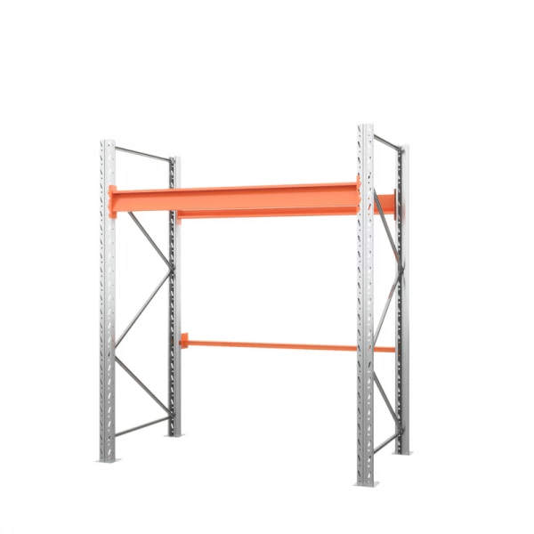 Стеллаж металлический паллетный 2000х1800х1100 мм. Ярусы: пол+1