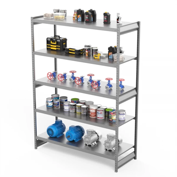 Стеллаж грузовой СГ Ультра (3000х1800х500) 5 ярусов, цинк